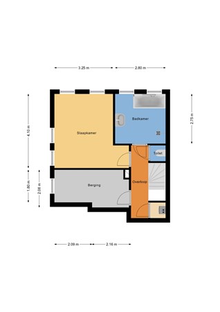 Floorplan - Noorderhavenkade 87A02, 3039 RK Rotterdam